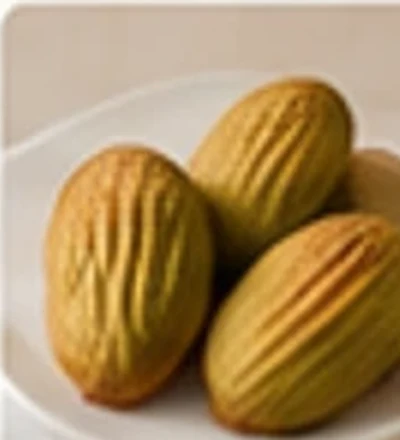 Matcha madeleines